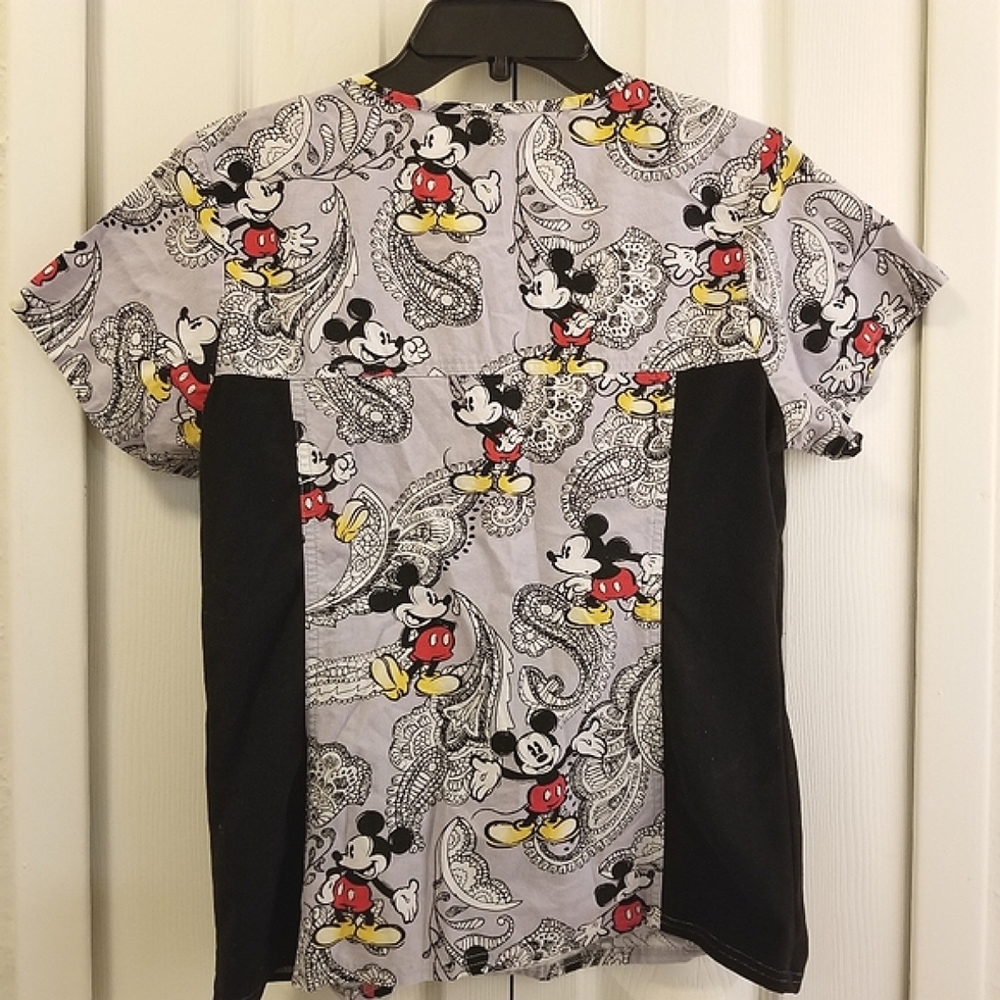 Disney Mickey Mouse Scrubs Top